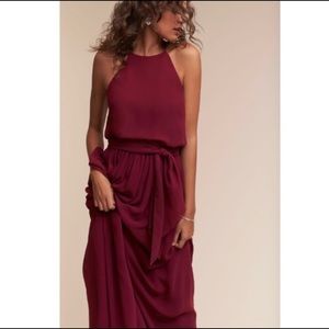 Donna Morgan Alana Dress in Crimson Red